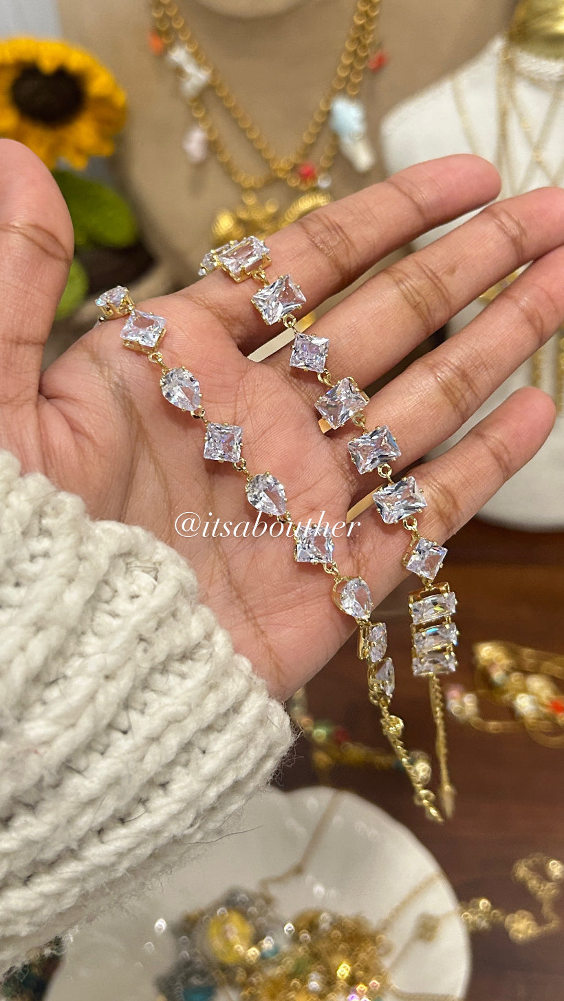 White Crystal Bracelet