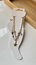 Double Layer Charm Anklet