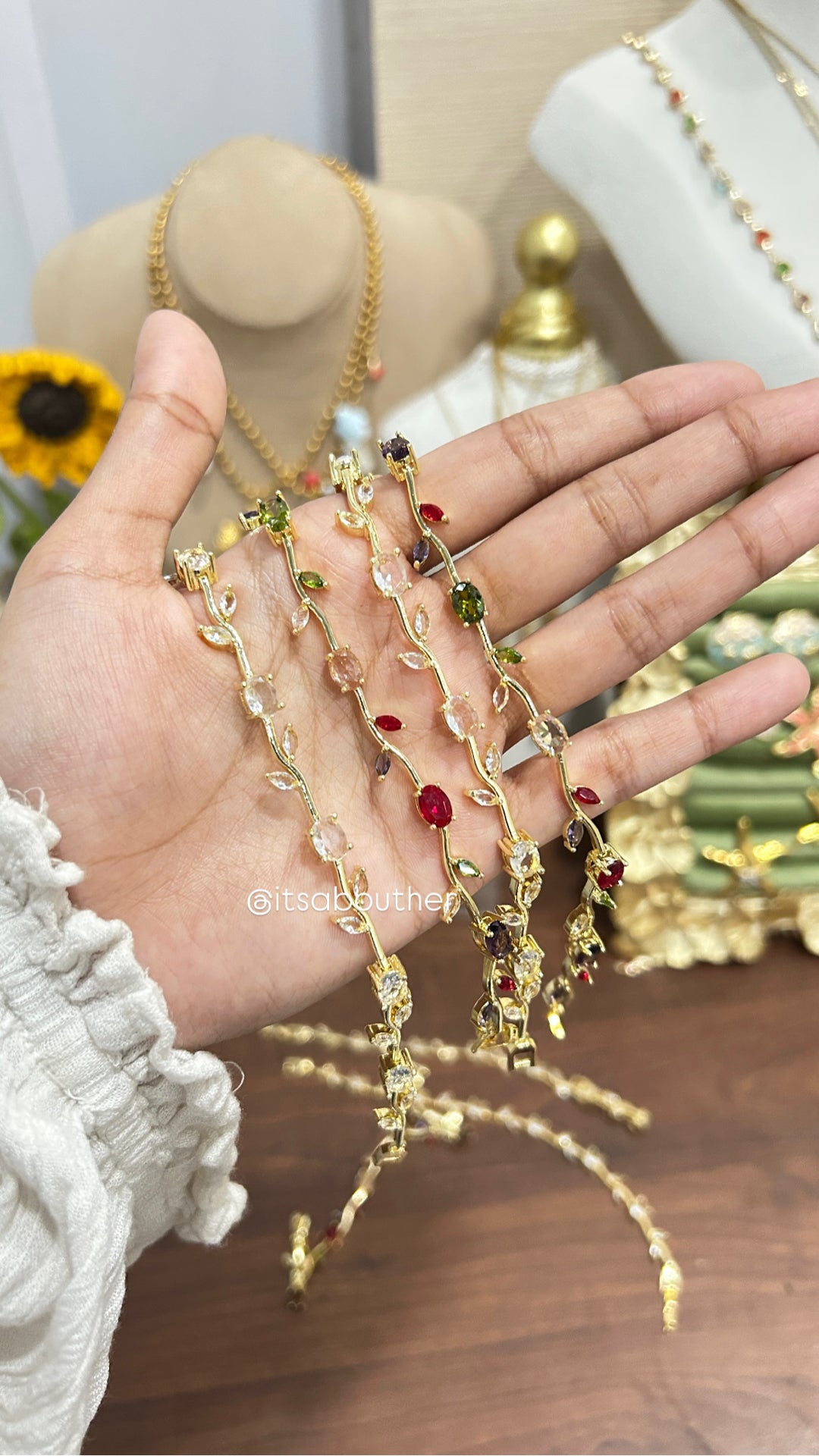 Crystal Tulip Bracelet✨🌷