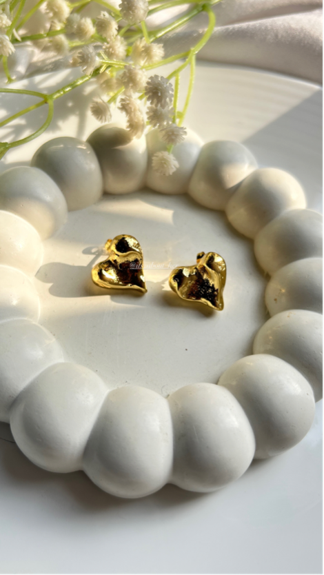 Chunky Heart Stud