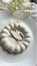 Louis Vuitton Inspired Kada(Silver gold)
