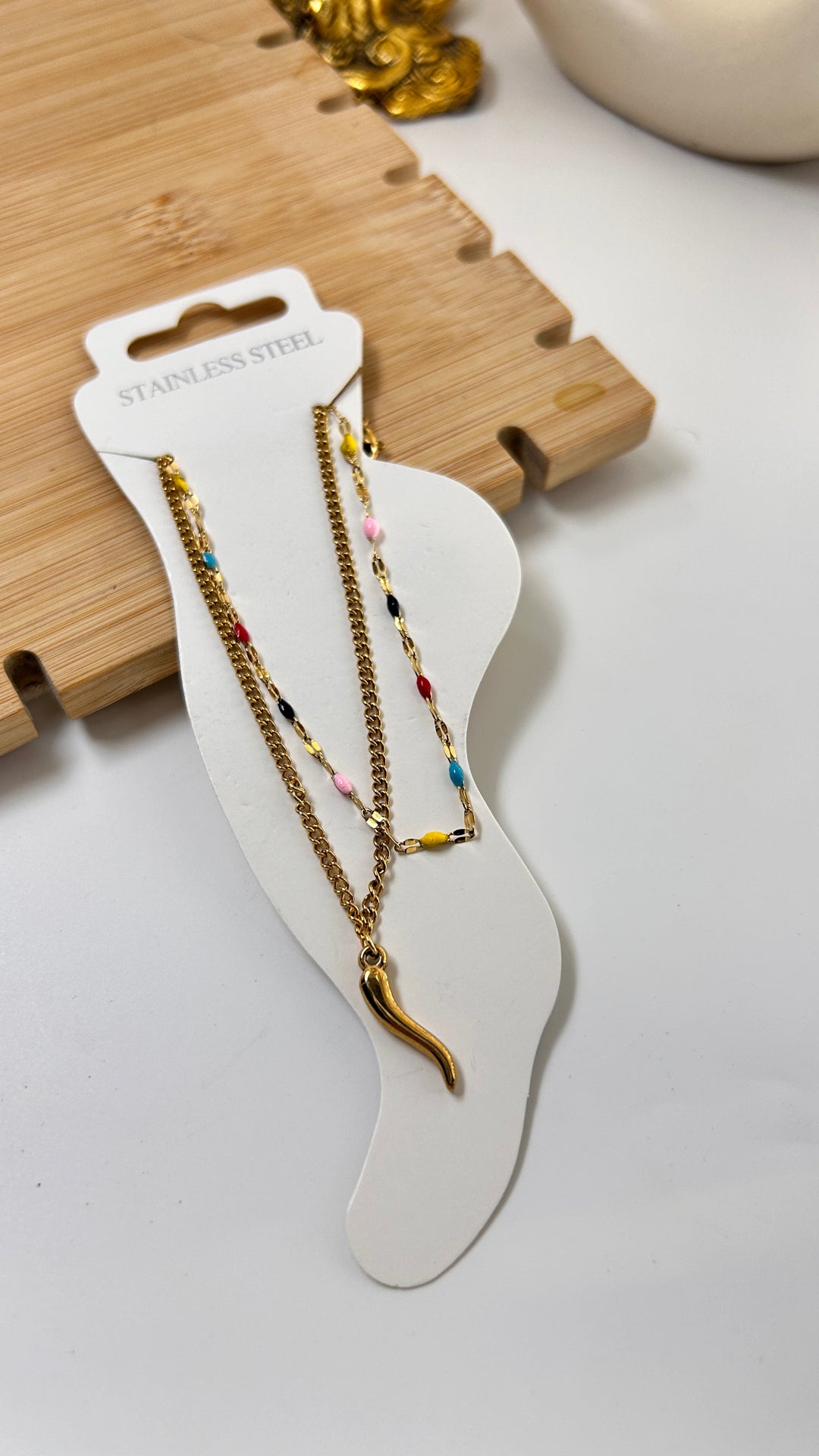 MultiColor with a Chilli Charm Anklet