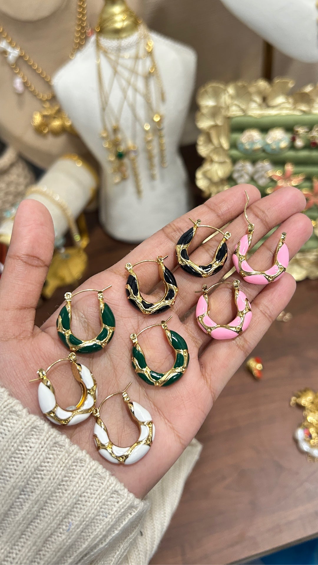 Bold Color Hoops
