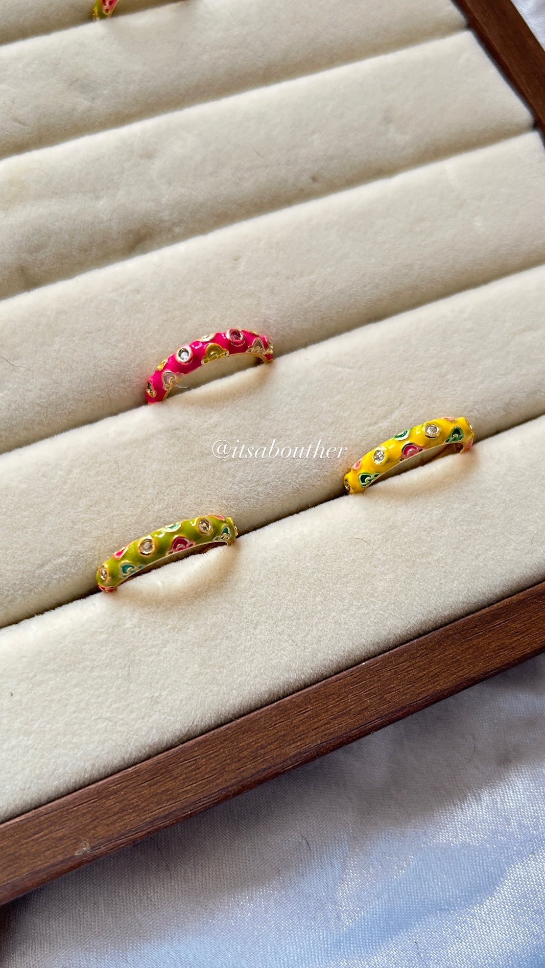 Enamel Ring New Launch 6(Adjustable)