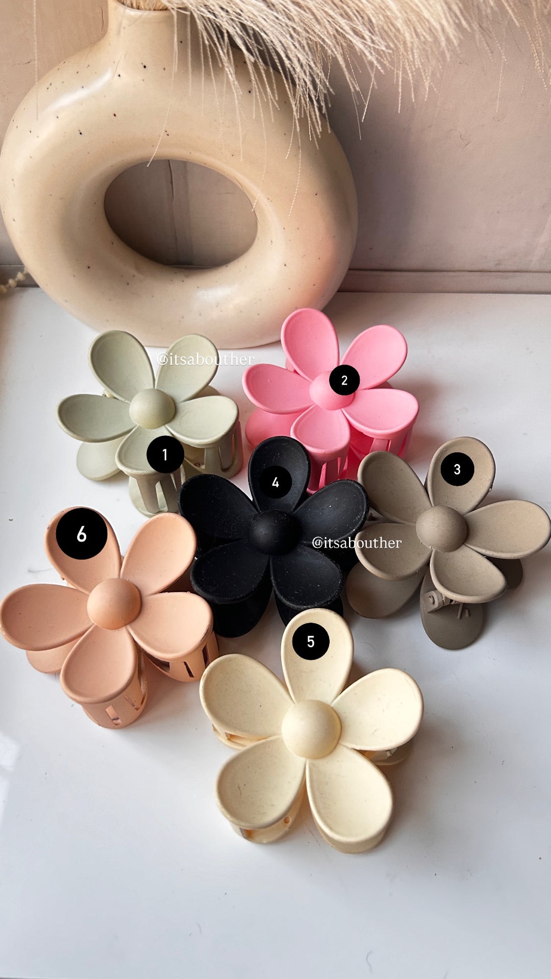 Large Flower Claw
