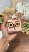 Bag Keychain With Owl
