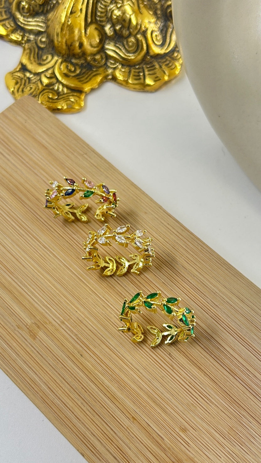 Solitaire Leaf Pattern Adjustable