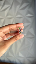 Pink Crystal 3D Floral Ring(Adjustable)