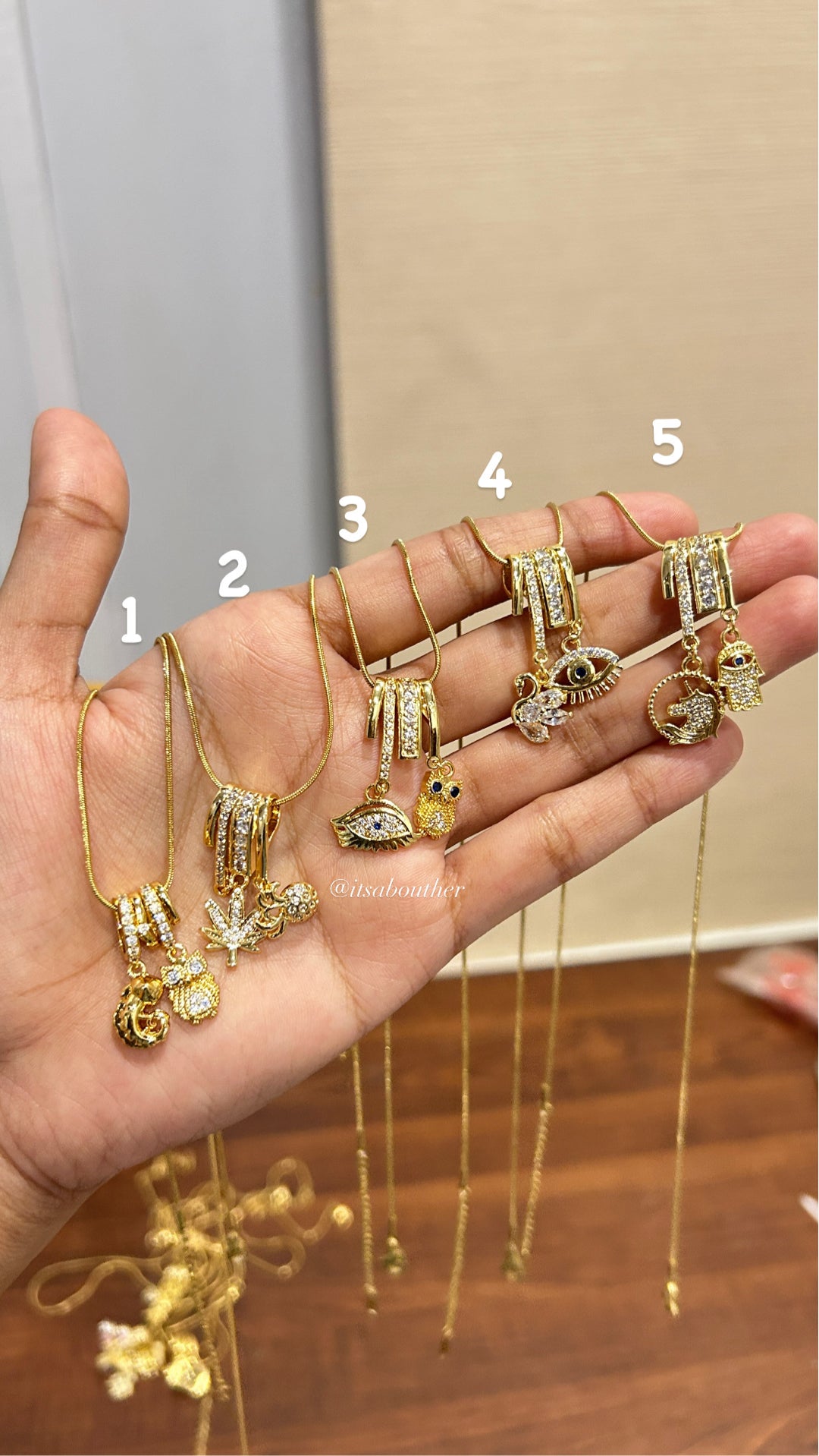 Multi Charm Pendants