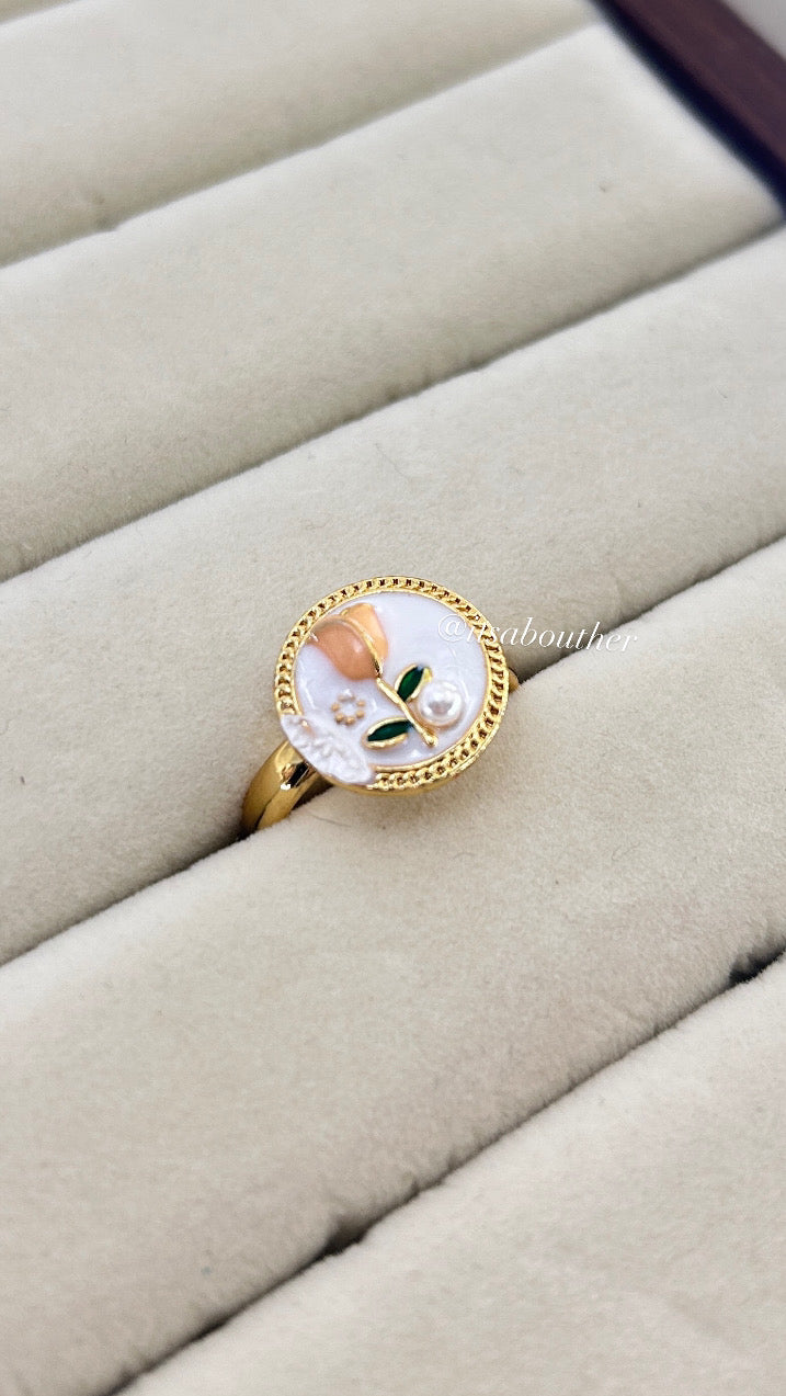 Vintage Ring 16 Adjustable