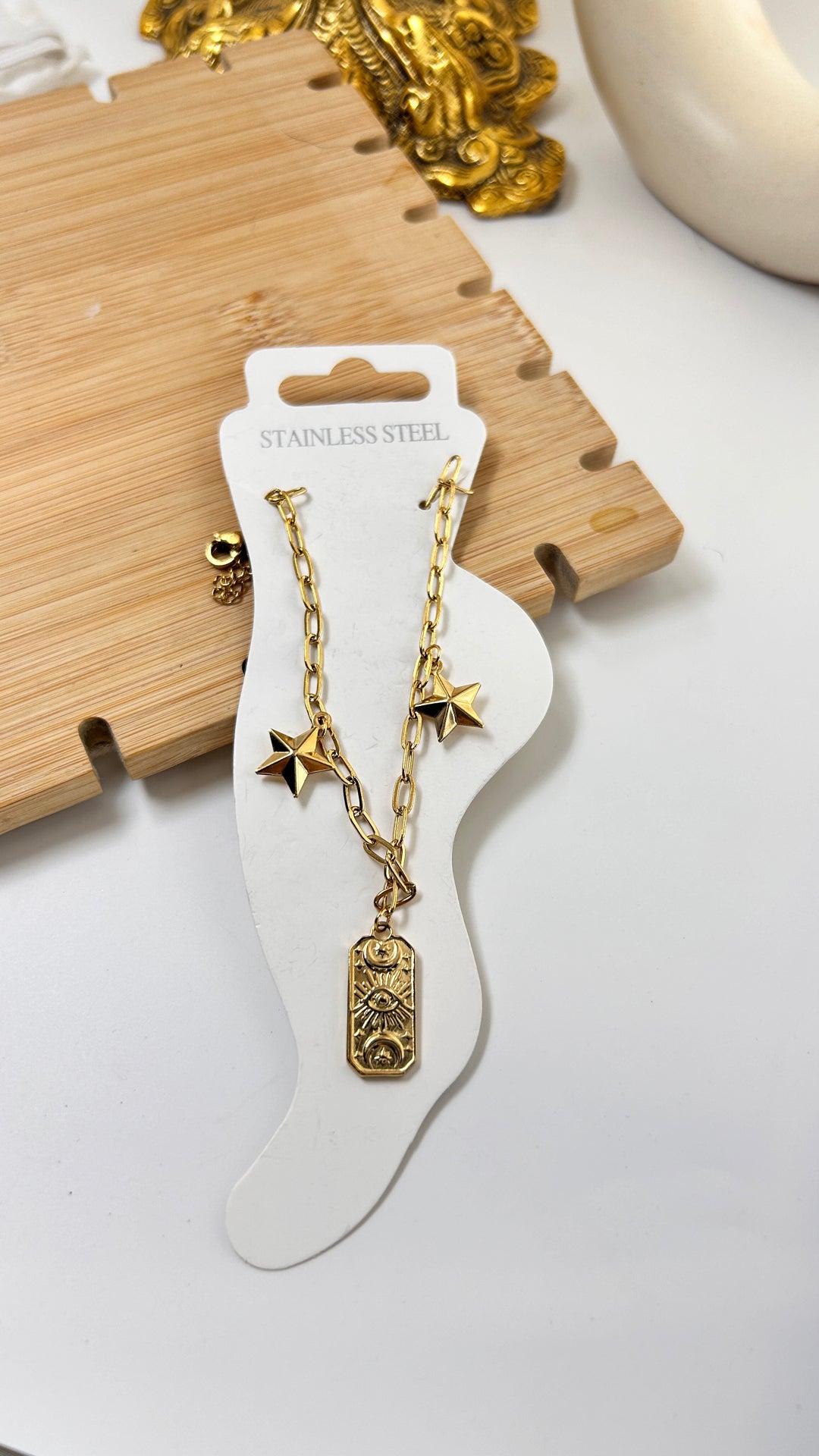 Star & Evileye Anklet