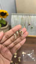 Crystal Z Stud