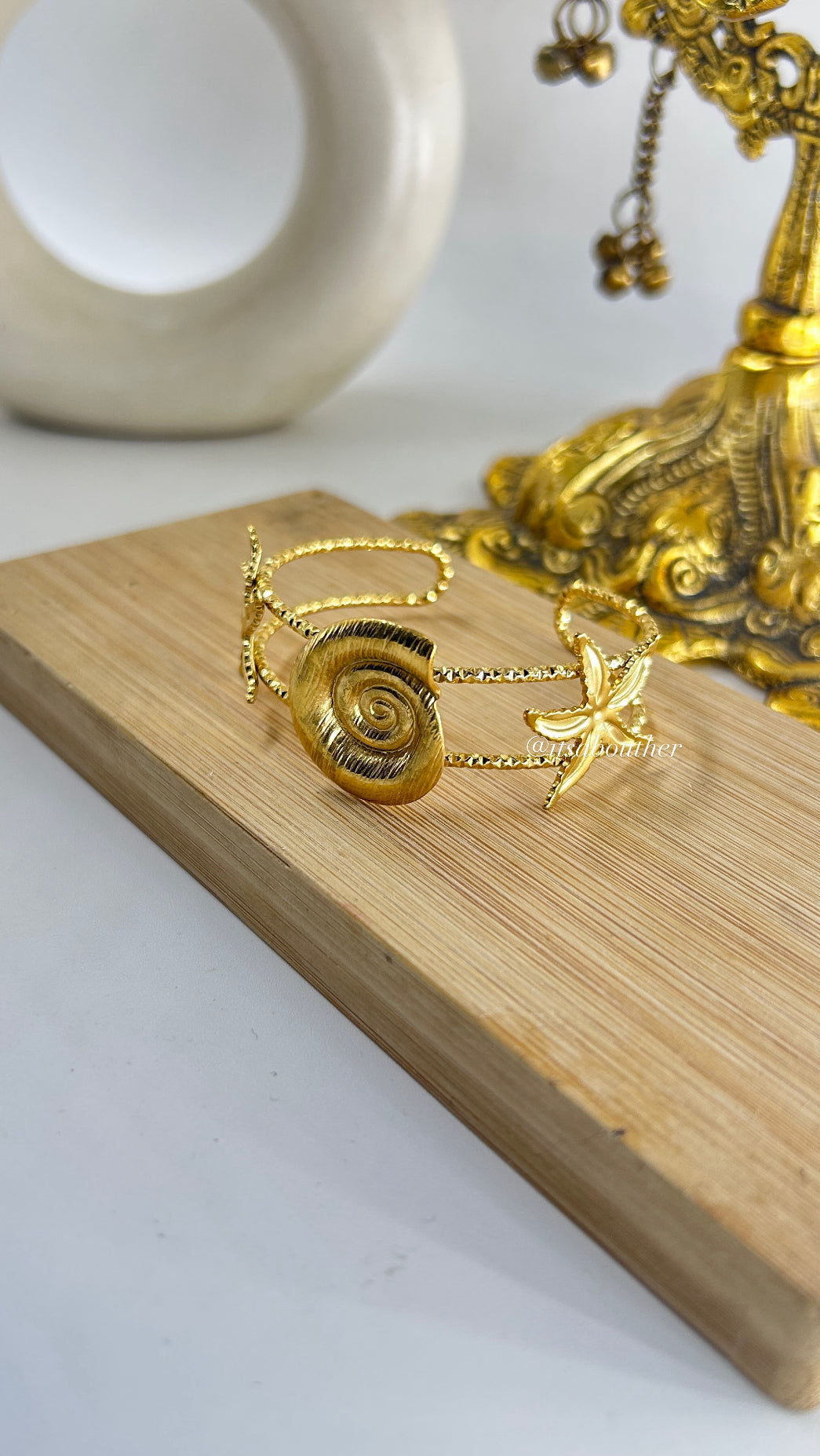 Coil Shell Starfish Kada