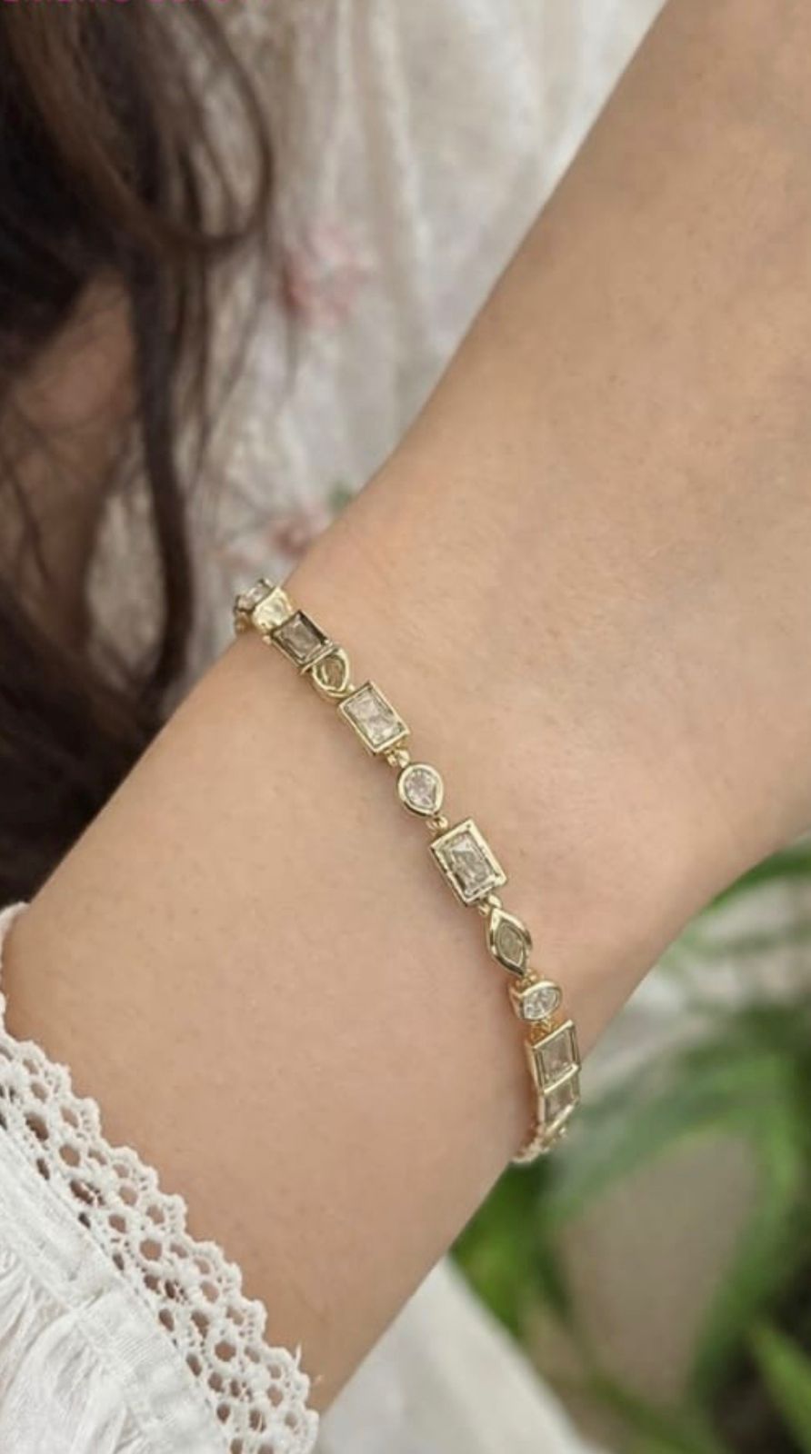 White Crystal Bracelet