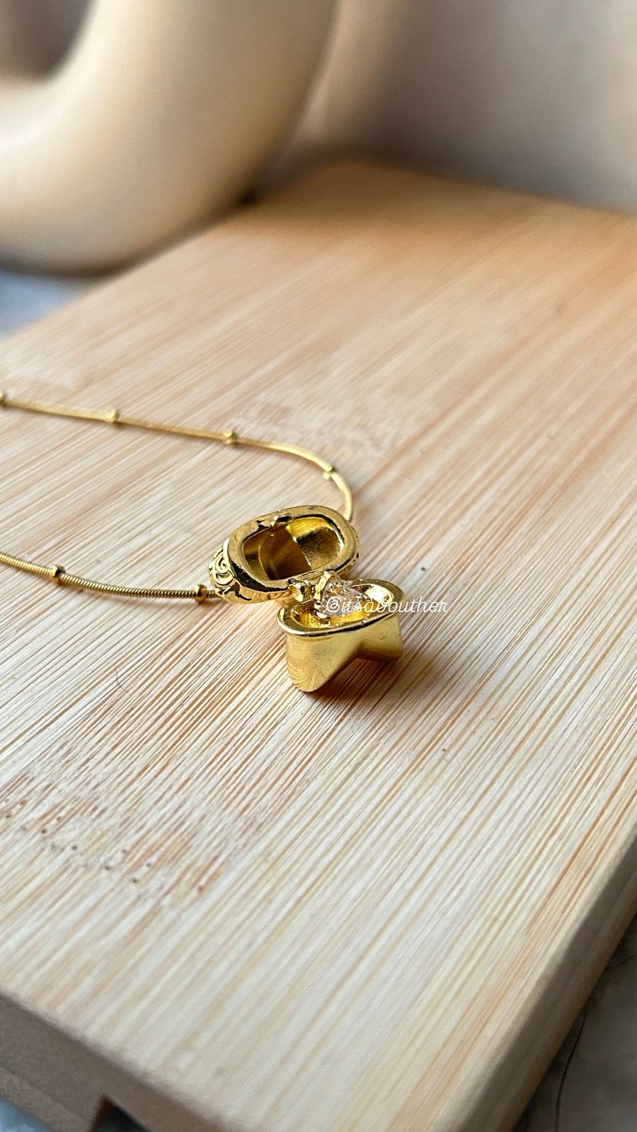 Star Pendant With Heart