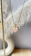 Vintage Photoframe Pastel Pink Chain