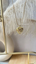 Victorian Design Heart Photoframe Chain