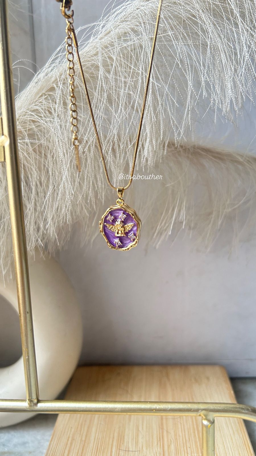 Purple Vintage Photoframe Chain