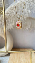 Love Card In Purple Photoframe Chain