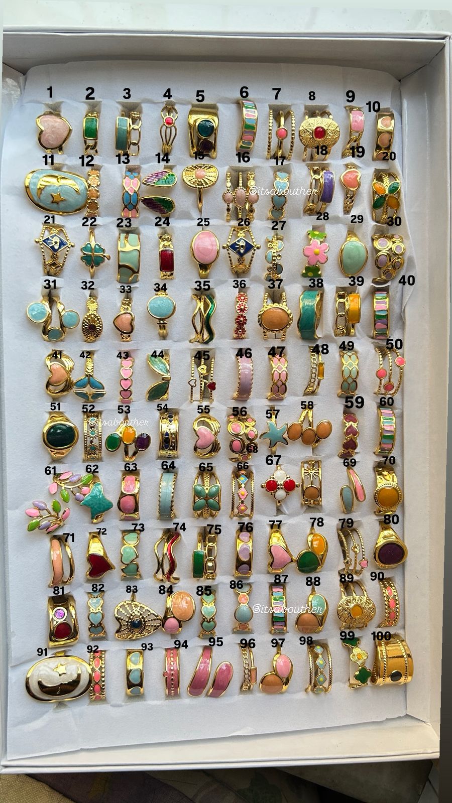 Enamel Color Rings