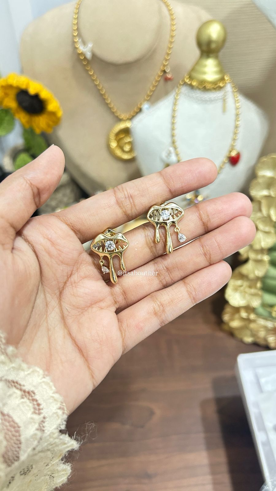 Molten Drop Earring