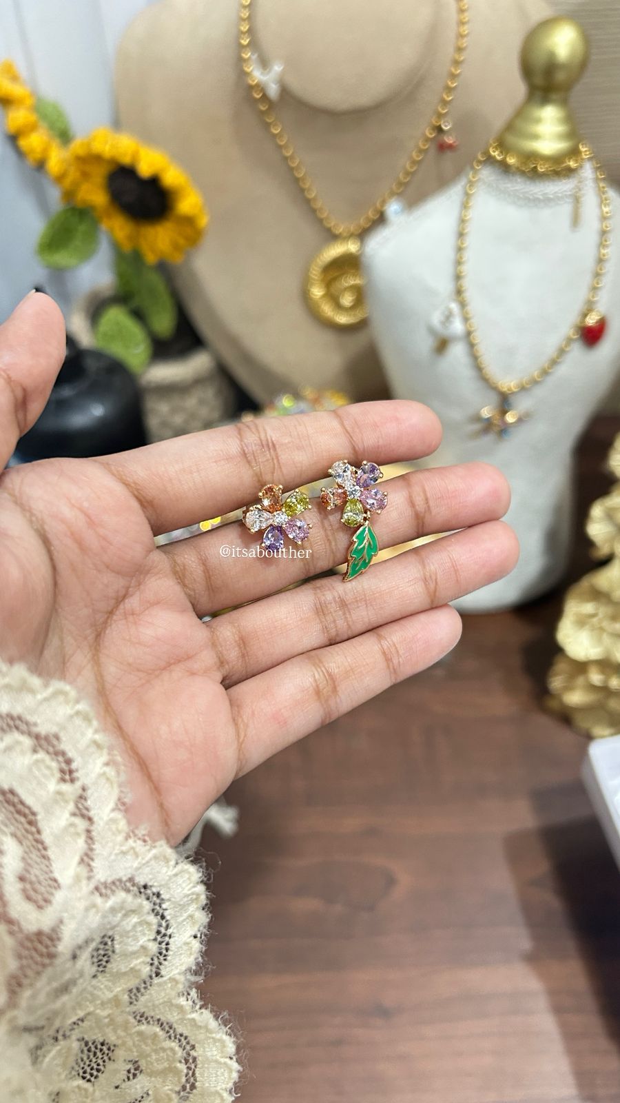 Crystal Multiflower Drop