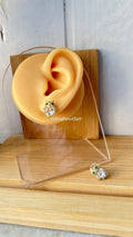 Crystal Owl Stud