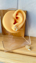 Half Butterfly Stud