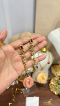 Multi Crystal Long Earring