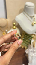 Crystal Dolphine Ring