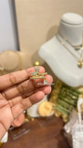 Crystal Tail Ring With Drop