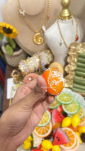 Peeled Orange Charm