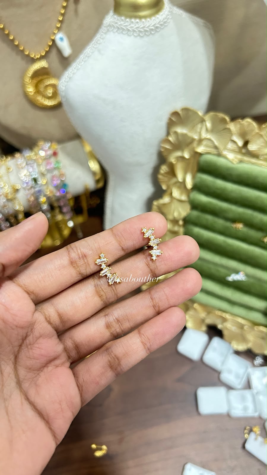 RhineStone BallBack Stud