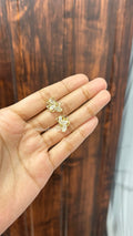 Clear Crystal Stud Wing