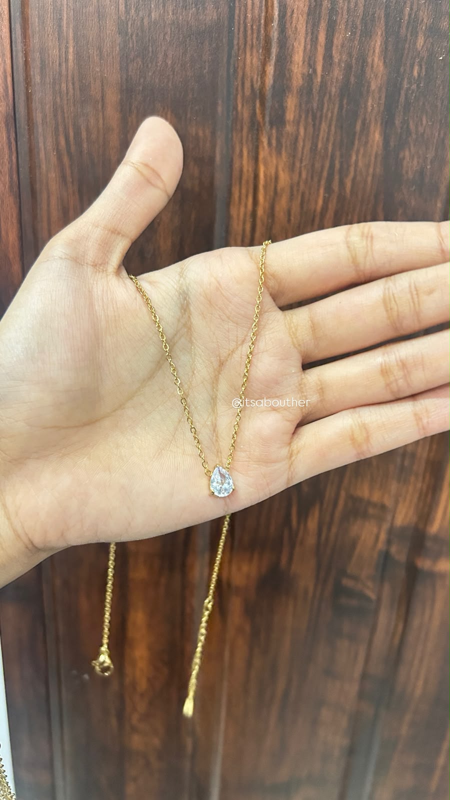 Clear Drop Chain