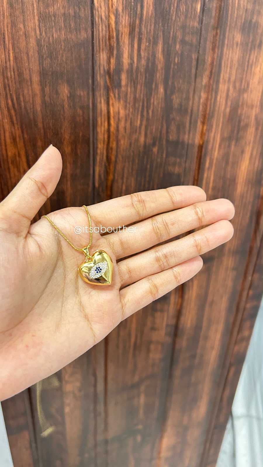 Evileye Heart Pendant