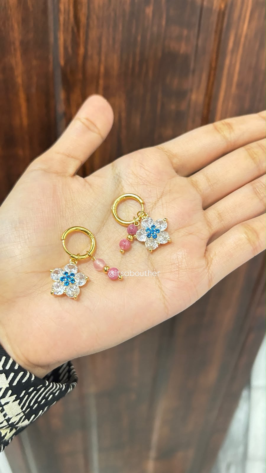 Crystal Charm Hoop(Summer Charm)
