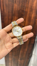 Circle Dial Dual Tone Watch