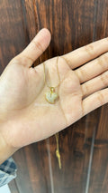 Peach Heart Mininal Necklace