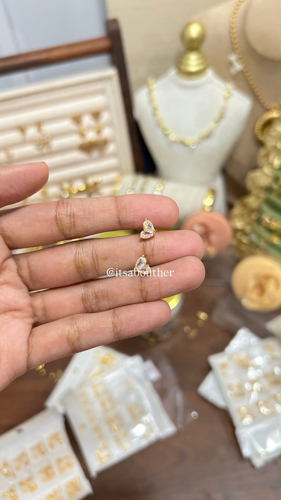 Crystal Heart BallBack