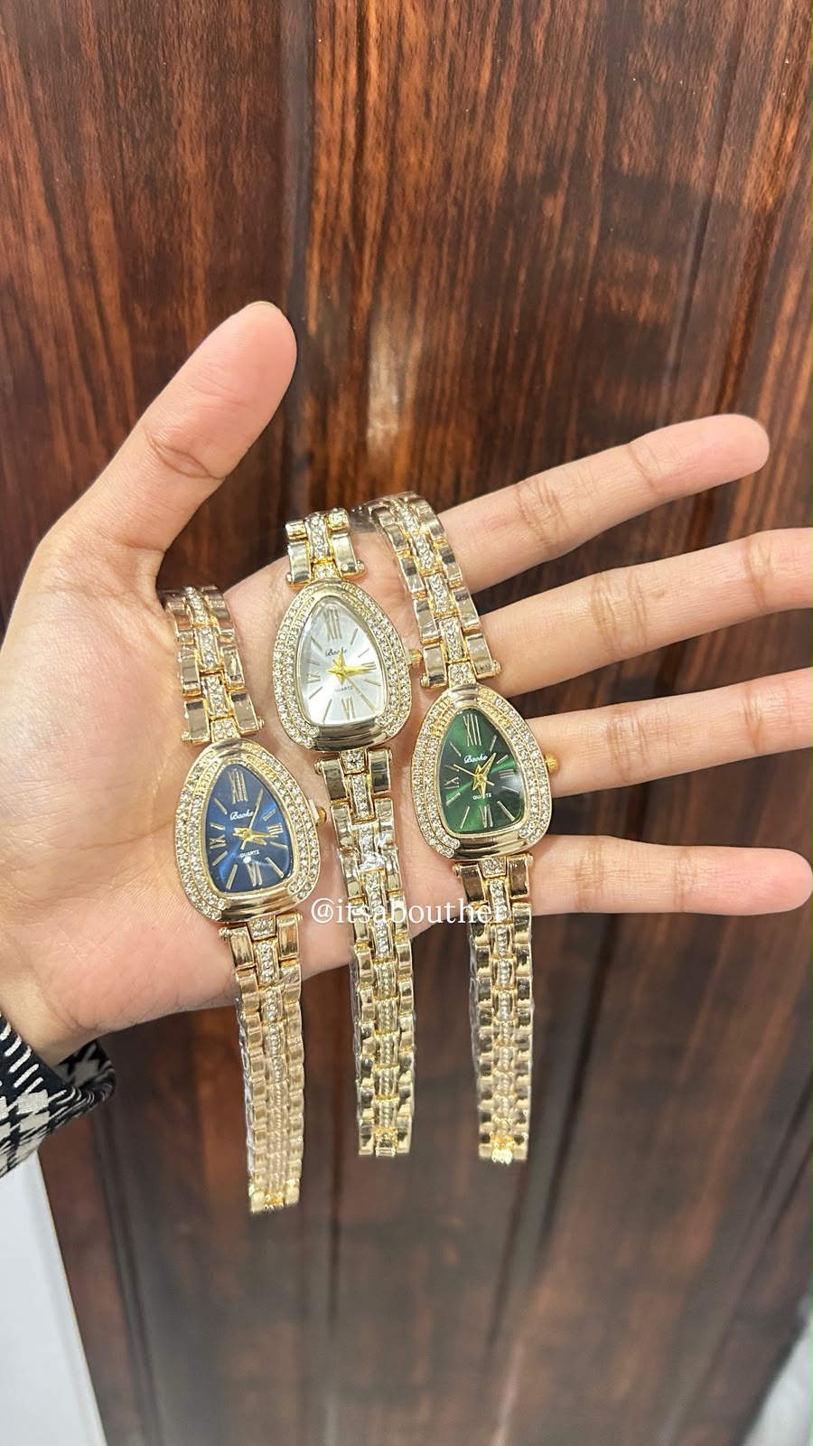 Serpent Belt Watch With Crystal Detailing