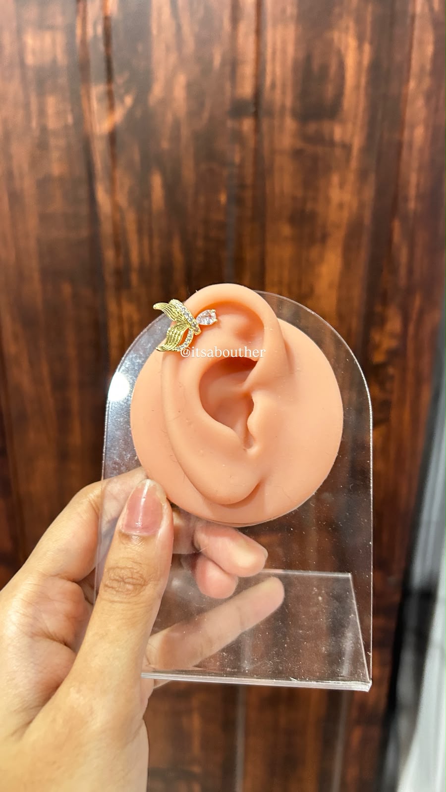 Crystal Wings EarCuff SingleEar