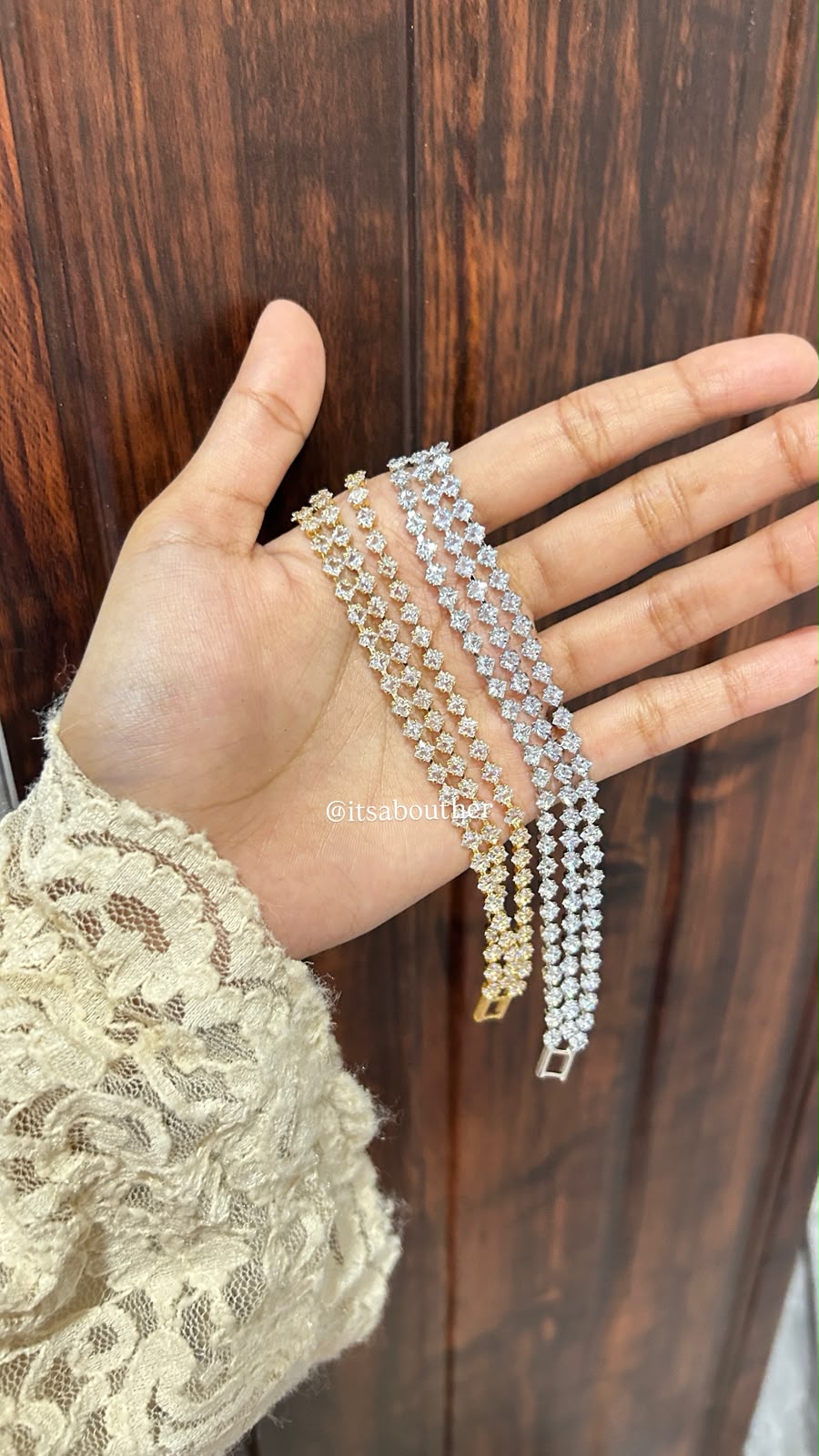 3 Layer Tennis Bracelet