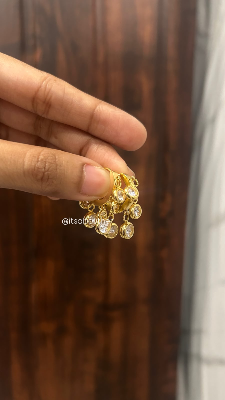 Transparent Modern Jhumka