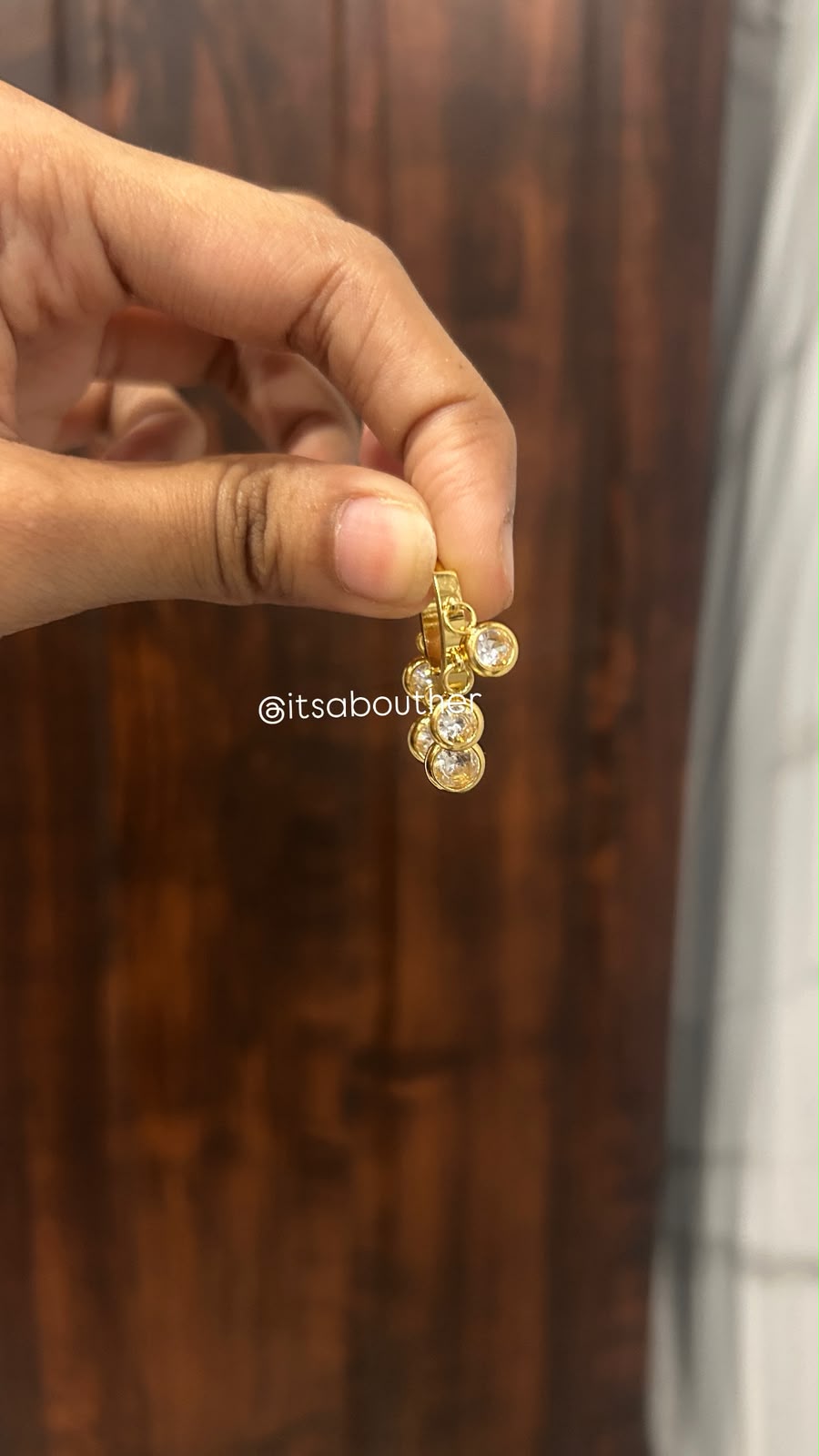 Transparent Modern Jhumka
