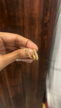 Crystal Square Hoop