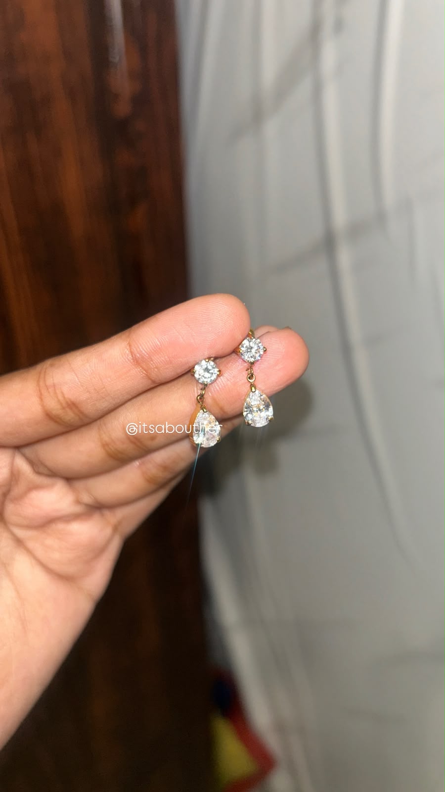 Large TearDrop Crystal