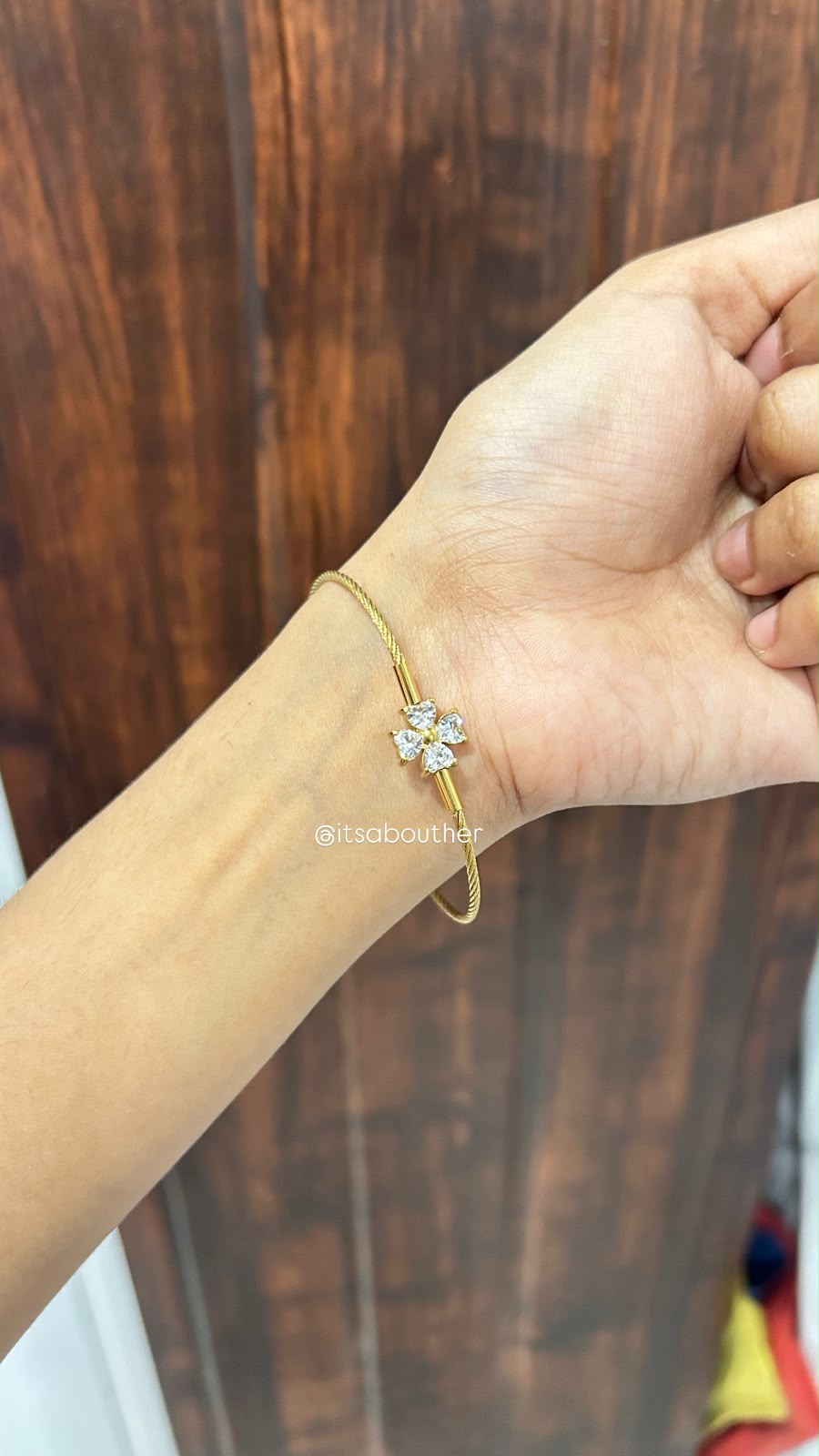 Flexible Clover Kada(adjustable)-Slide for more color)
