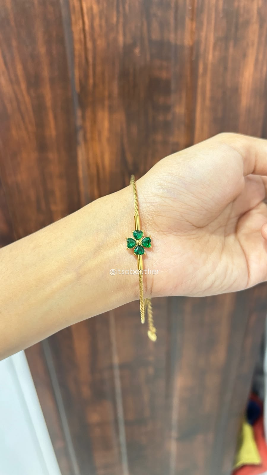 Flexible Clover Kada(adjustable)-Slide for more color)