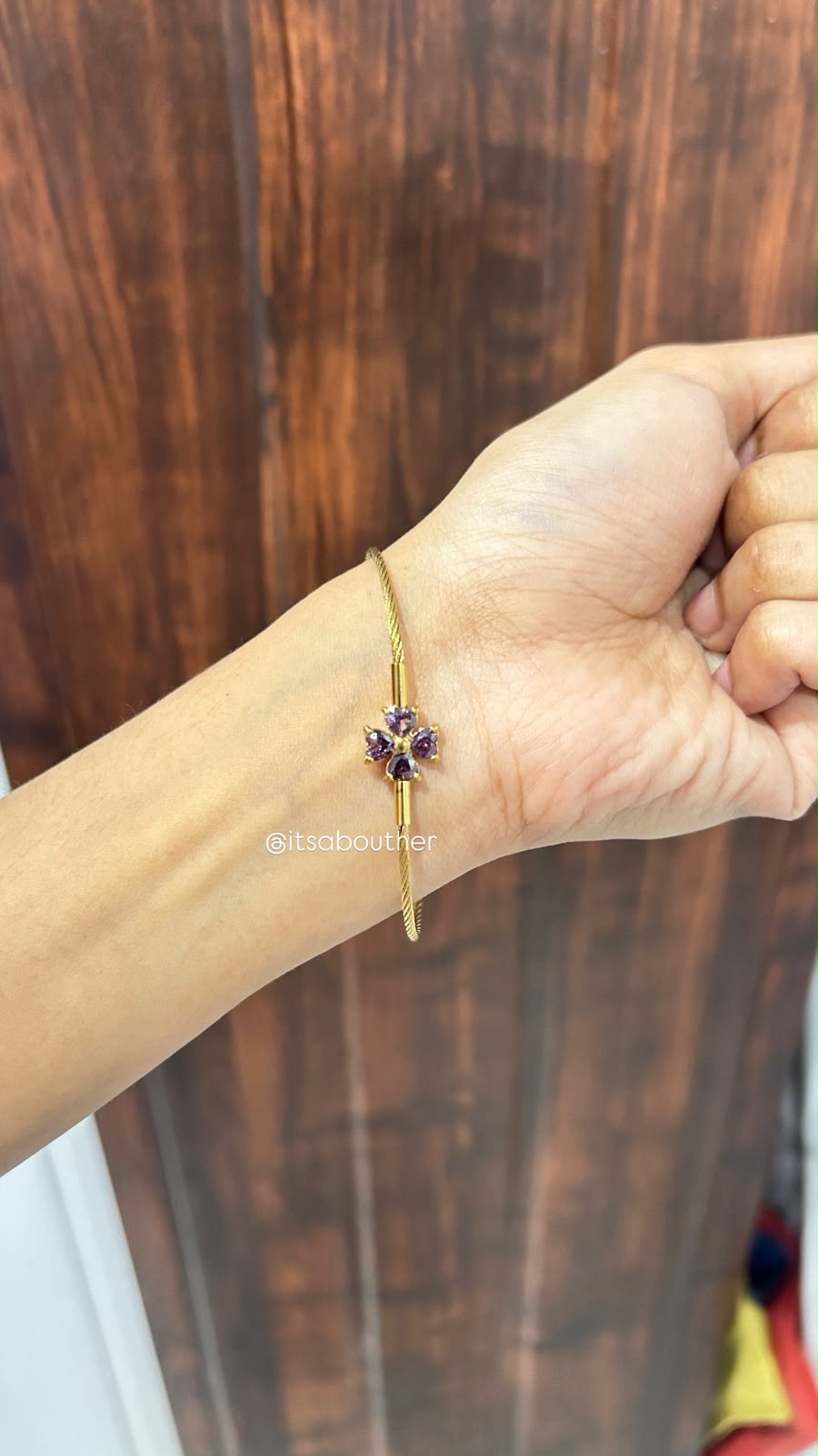 Flexible Clover Kada(adjustable)-Slide for more color)